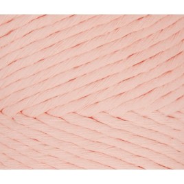 Virvė medvilninė pasukta peach apvali 4mm